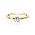 Verlobungsring Gelbgold 585 / 0,20 ct.