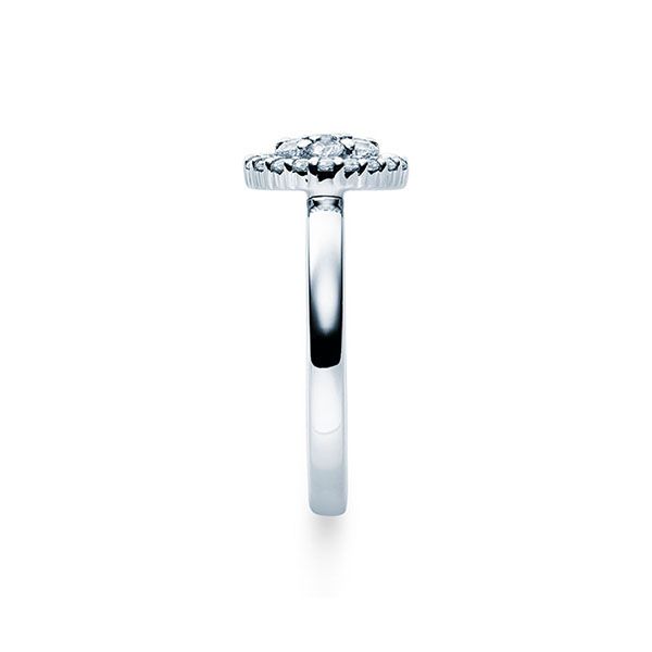 Verlobungsring / Weißgold 750 / 0,41 ct.