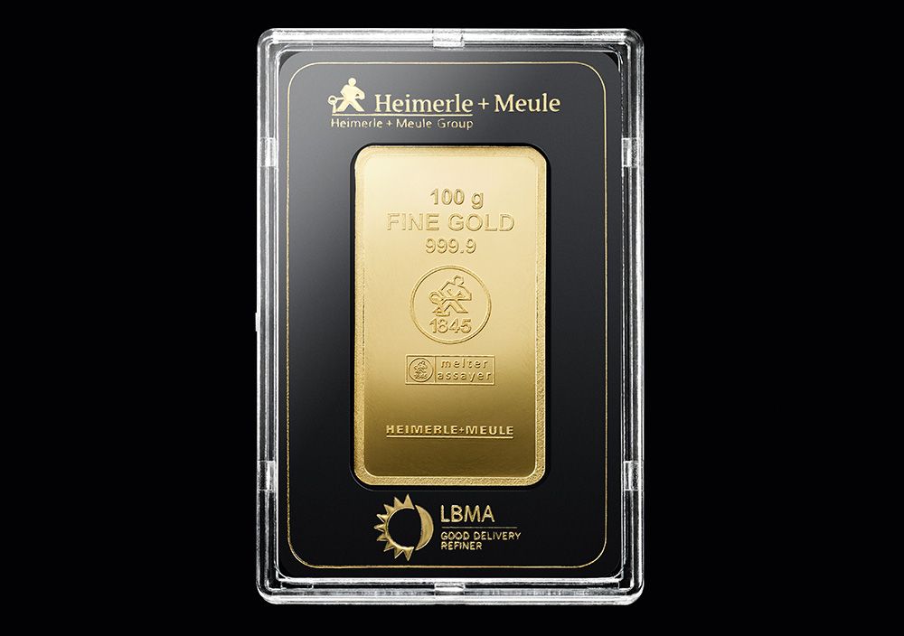 geprägte goldbarren