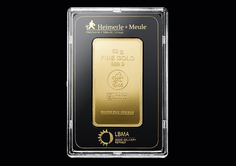 geprägte goldbarren