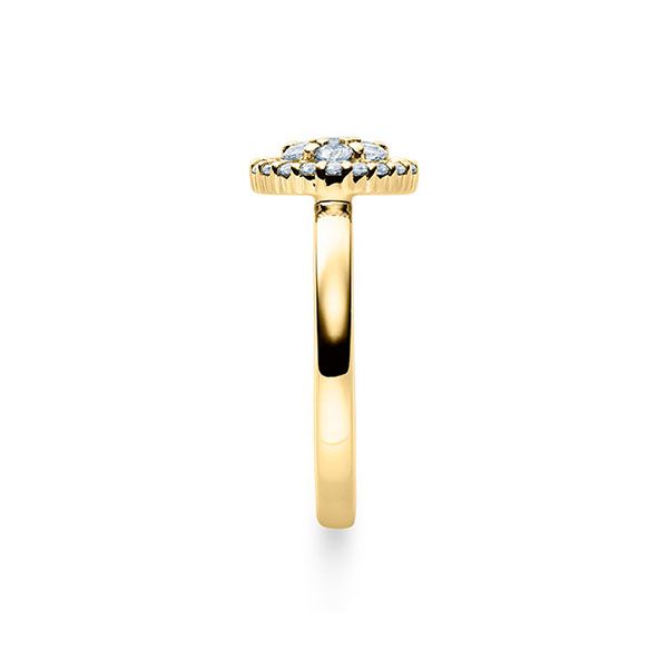 Verlobungsring / Gelbgold 750 / 0,247 ct.