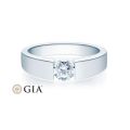 Verlobungsring Weissgold 585 / 0,40 ct.
