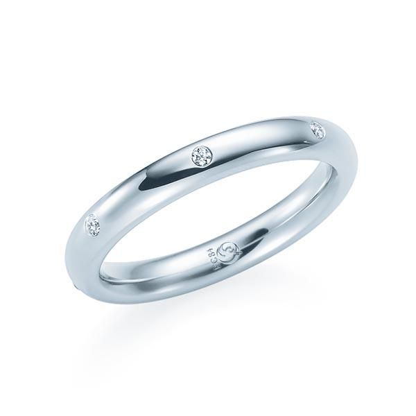 Ring Weißgold 585 / 0,07 ct.