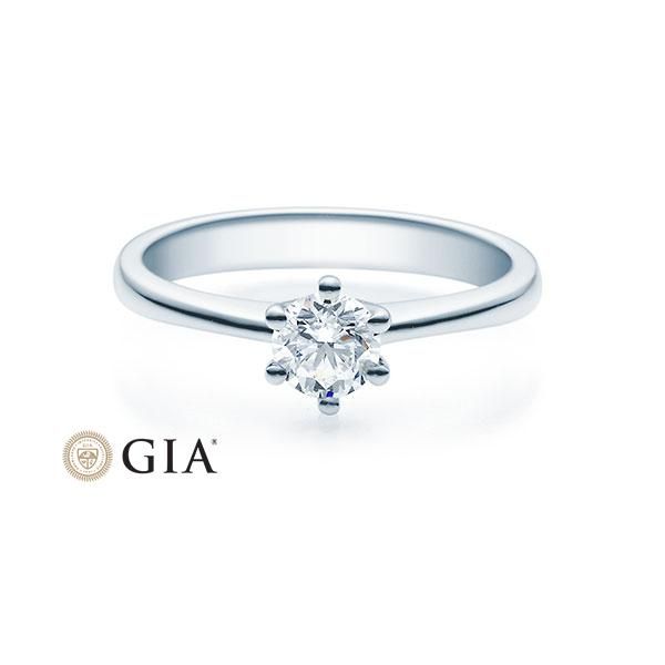 Verlobungsring Weissgold 585 / 0,40 ct.
