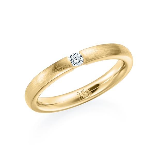 Ring Gelbgold 585 / 0,08 ct.
