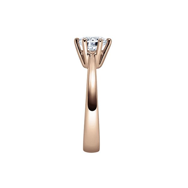 Verlobungsring Rotgold 585 / 0,10 ct. 