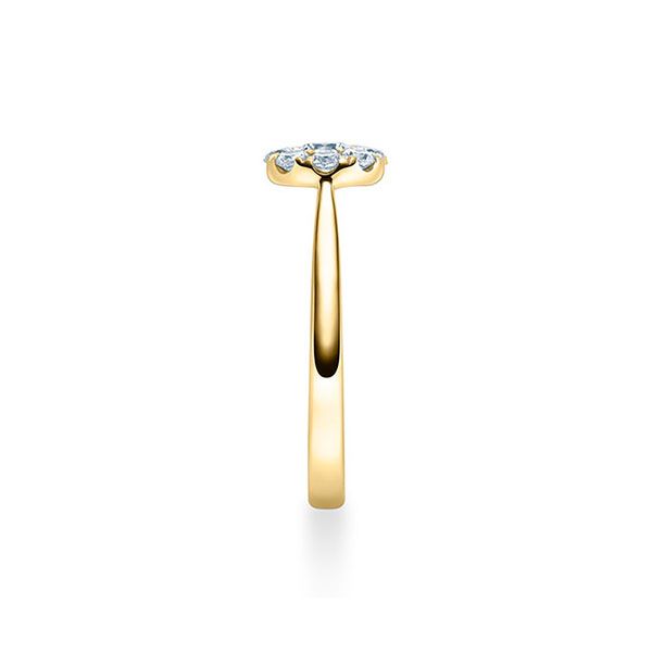 Verlobungsring / Gelbgold 750 / 0,26 ct.