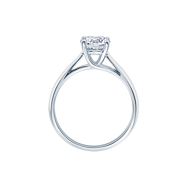 Verlobungsring / Weißgold 585 / 0,40 ct.