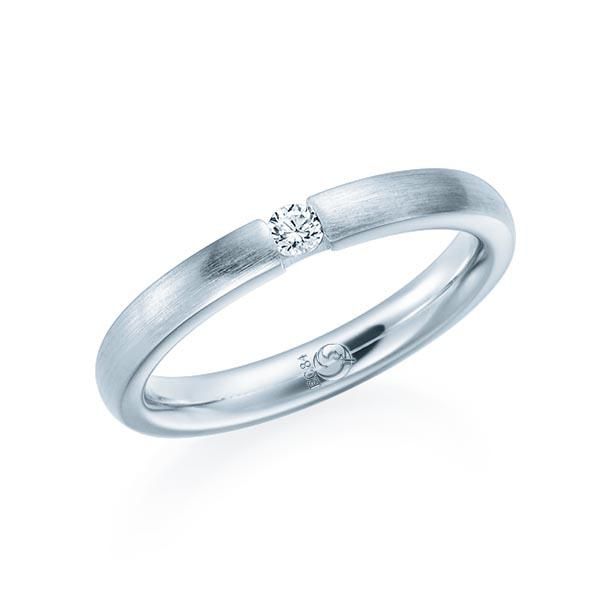 Ring Weißgold 585 / 0,08 ct.