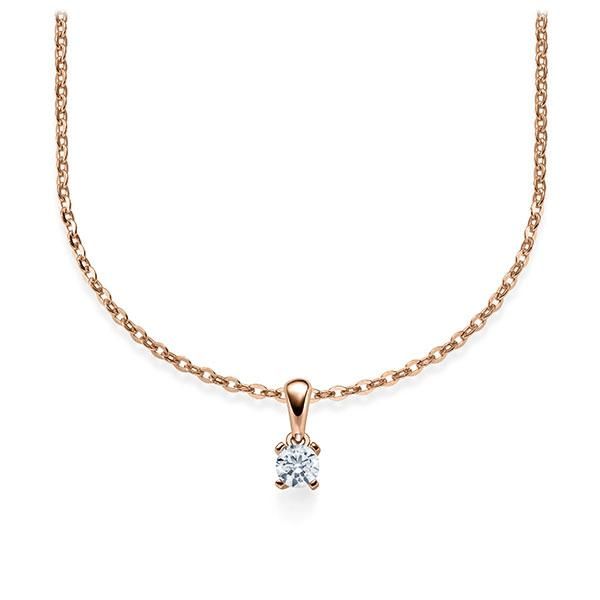 Collier Rotgold 585 / 0,10ct