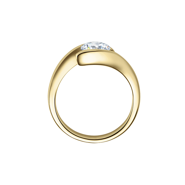 Verlobungsring / Gelbgold 585 / 0,20 ct.