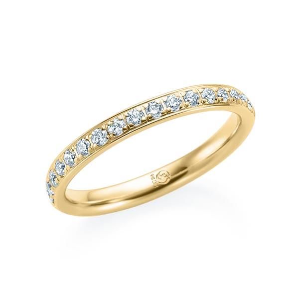 Ring Gelbgold 585  / 0,34 ct.