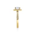 Verlobungsring Gelbgold 750 / 0,539 ct.