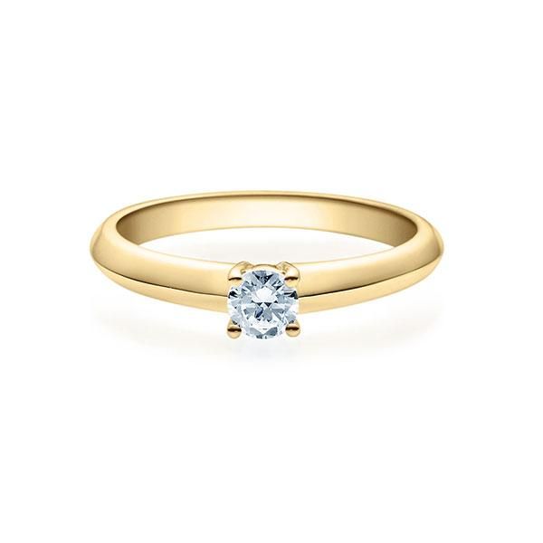 Verlobungsring / Gelbgold 585 / 0,20 ct.