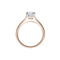 Verlobungsring Rotgold 585 / 0,10 ct.