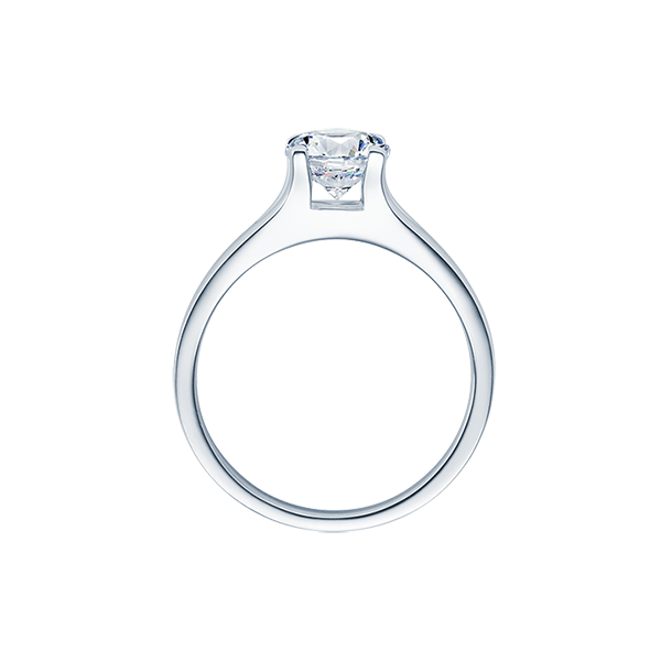 Verlobungsring / Weißgold 585 / 0,40 ct.