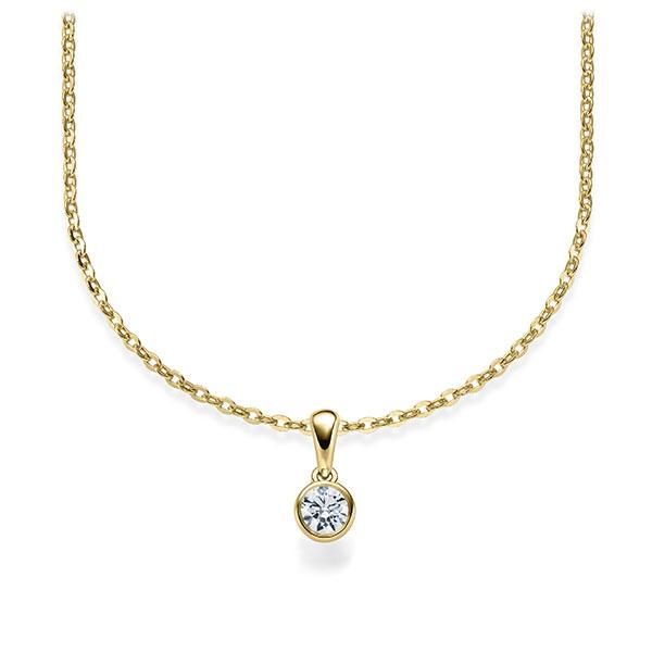 Collier Gelbgold 585 / 0,10ct