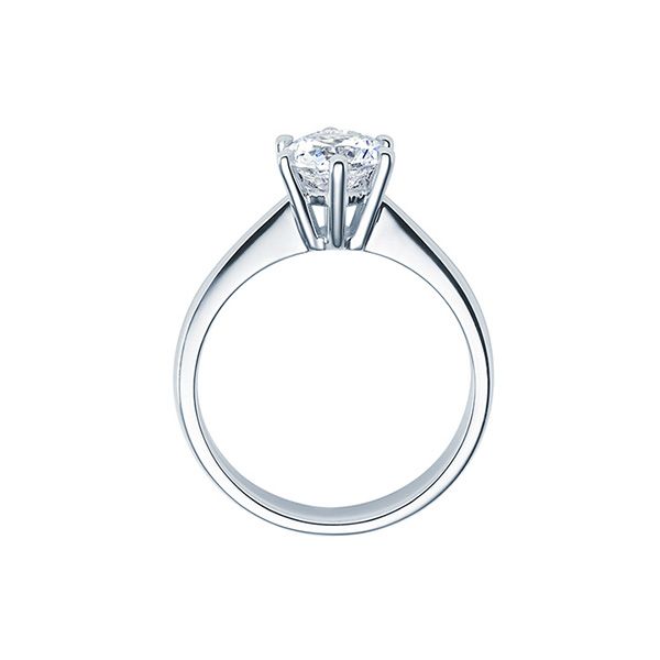 Verlobungsring Weissgold 585 / 0,40 ct.