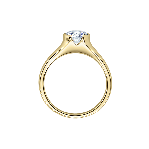 Verlobungsring / Gelbgold 585 / 0,20 ct.