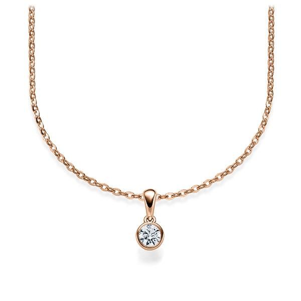Collier Rotgold 585 / 0,10ct