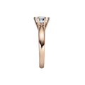 Verlobungsring Rotgold 585 / 0,10 ct.