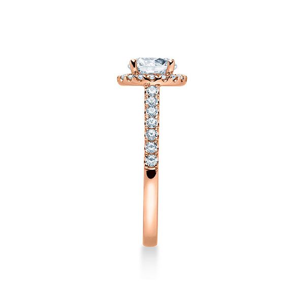 Verlobungsring / Rotgold 585 / 0,614 ct.