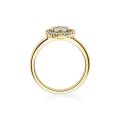 Verlobungsring Gelbgold 750 / 0,247 ct.