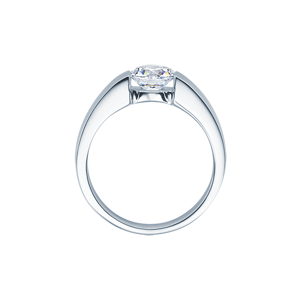 Verlobungsring / Weißgold 585 / 0,40 ct.