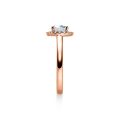 Verlobungsring Rotgold 585 / 0,33 ct.