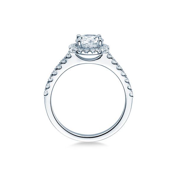 Verlobungsring / Weißgold 585 / 1,088 ct.