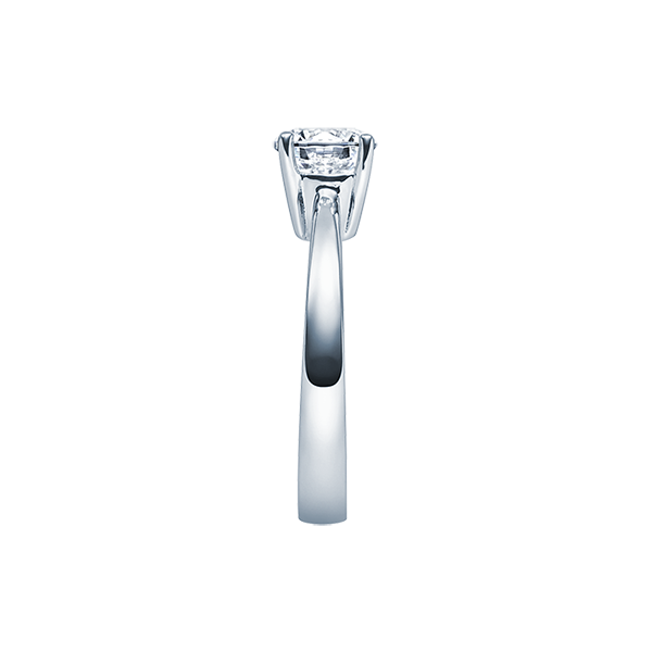 Verlobungsring / Weißgold 585 / 0,10 ct.