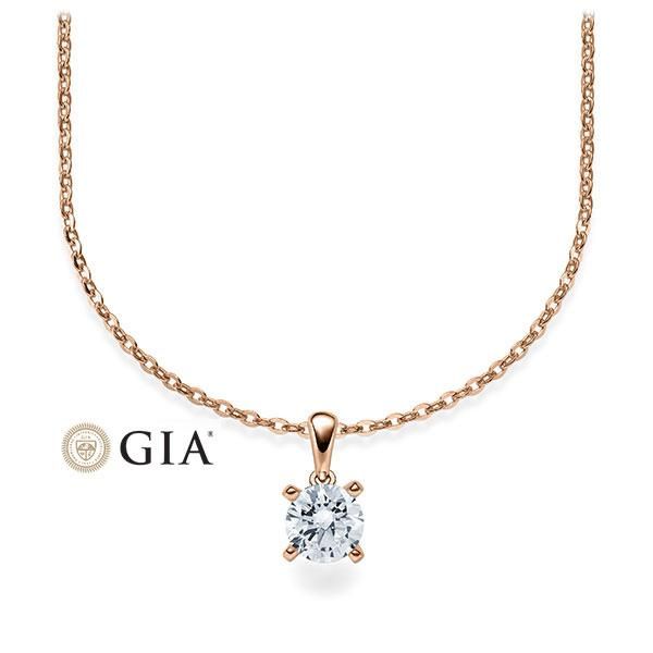 Collier Rotgold 585 / 0,50ct