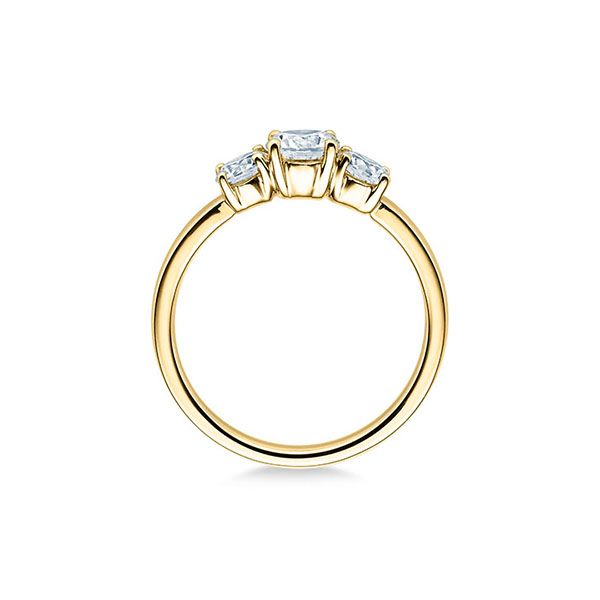 Verlobungsring Gelbgold 585 / 0,11 ct.