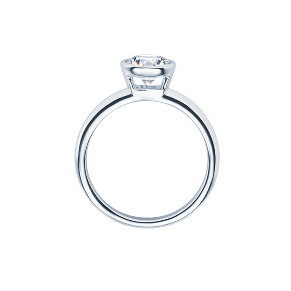 Verlobungsring / Weißgold 585 / 0,40 ct.