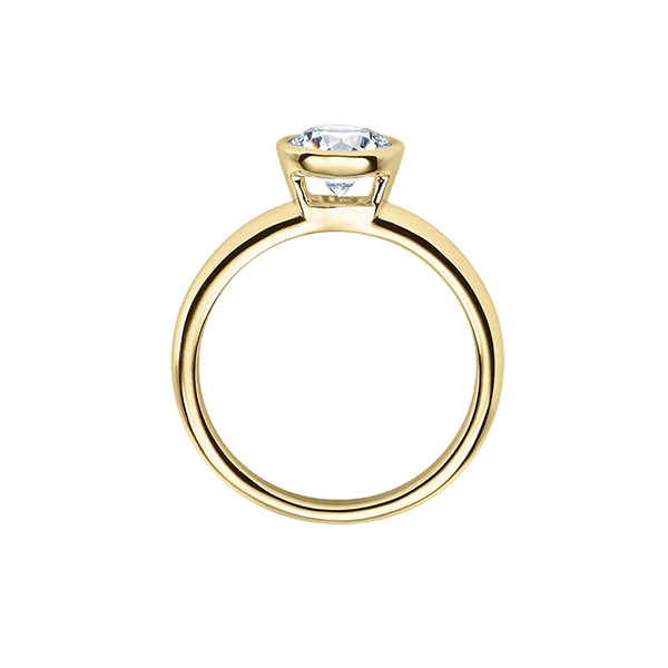 Verlobungsring / Gelbgold 585 / 0,20 ct.