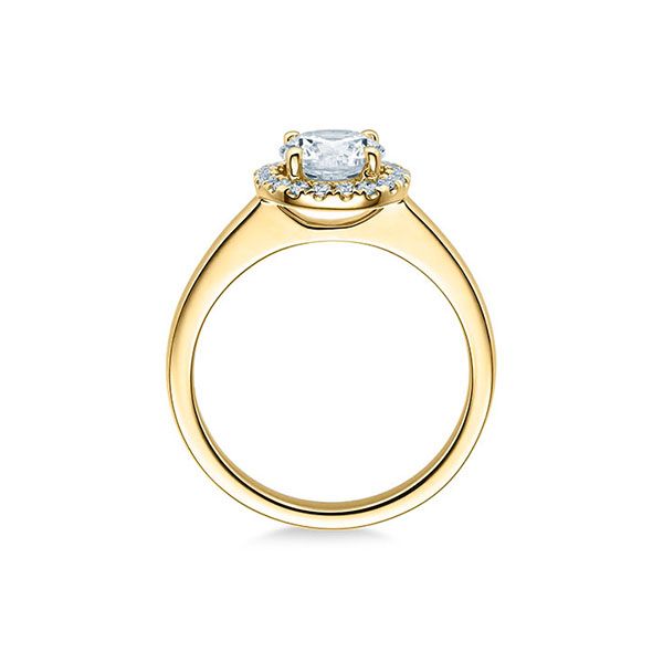 Verlobungsring / Gelbgold 585 / 0,49 ct.