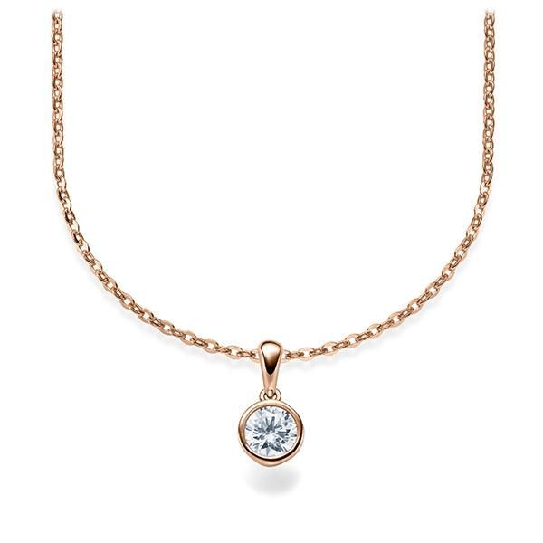 Collier Rotgold 585 / 0,25ct