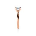 Verlobungsring Rotgold 585 / 0,10 ct.