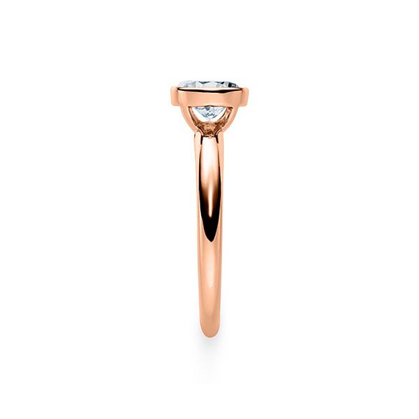 Verlobungsring / Rotgold 585 / 0,10 ct.