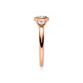 Verlobungsring Rotgold 585 / 0,10 ct.
