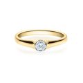 Verlobungsring Gelbgold 585 / 0,20 ct.