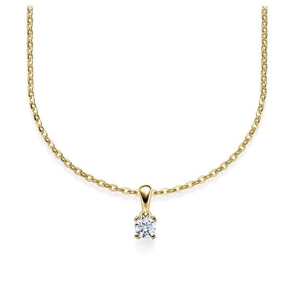 Collier Gelbgold 585 / 0,10ct