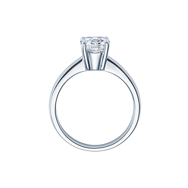 Verlobungsring / Weißgold 585 / 0,10 ct.