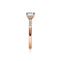 Verlobungsring Rotgold 750 / 0,28 ct. 