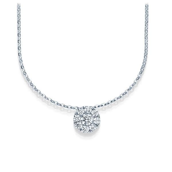 Collier Weißgold 750 / 0,30ct
