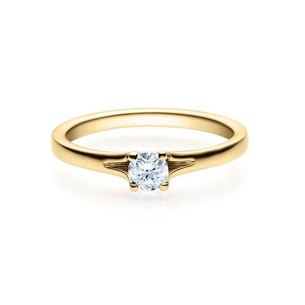 Verlobungsring / Gelbgold 585 / 0,20 ct.