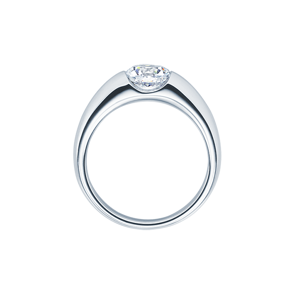 Verlobungsring / Weißgold 585 / 0,40 ct.