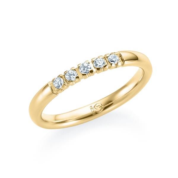 Ring Gelbgold 585 / 0,15 ct.