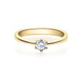 Verlobungsring Gelbgold 585 / 0,20 ct.