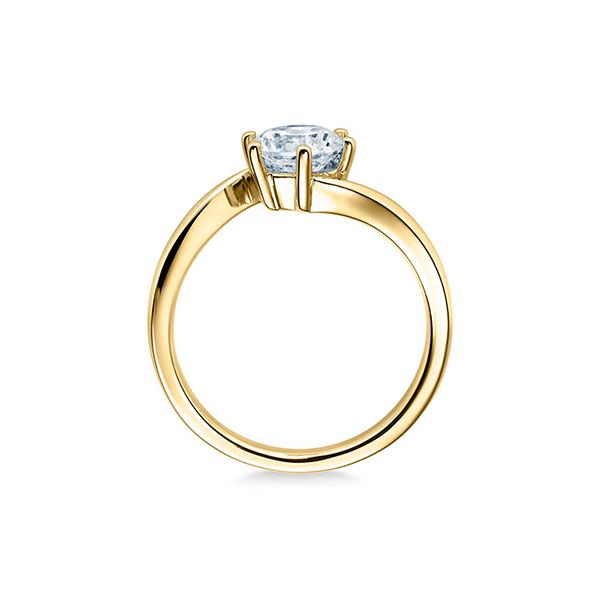 Verlobungsring / Gelbgold 585 / 0,20 ct.